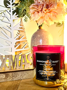 Australian Bush Christmas | 2023 Ombre Gold & Cherry Red Candle